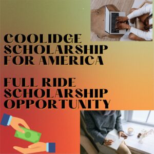 Coolidge scholarship