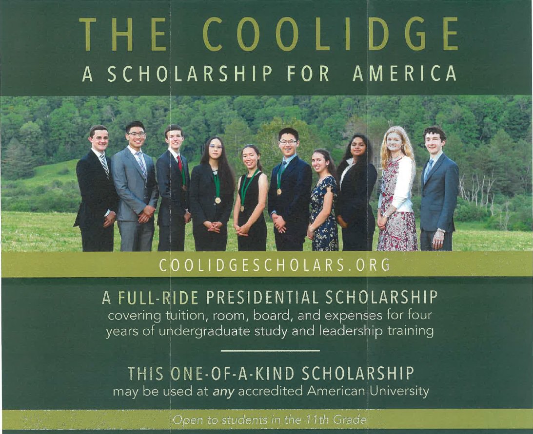 Coolidge scholarships