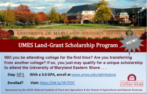 Umes Land Grant Scholarships