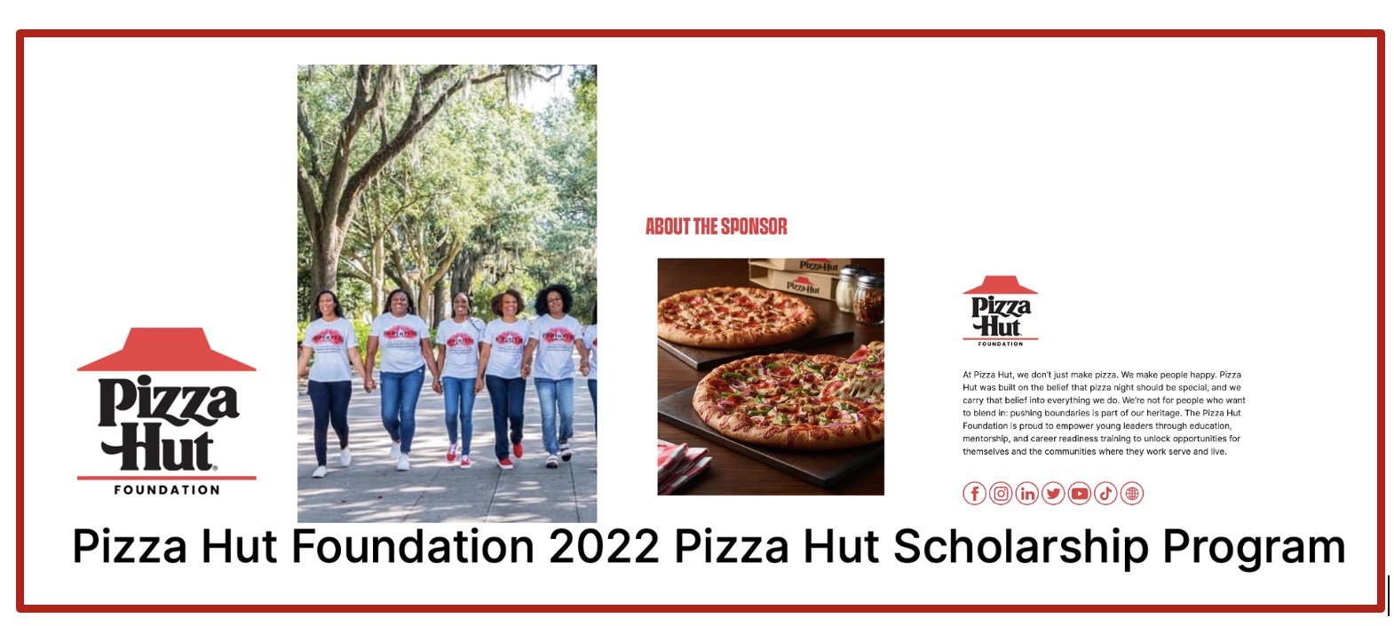 Pizza Hut Foundation Scholarship 2024 Yormie Scholarship Tips